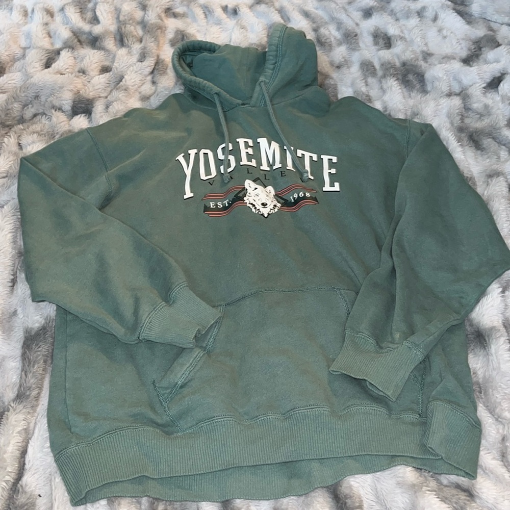 Hollister Yosemite Green Hoodie